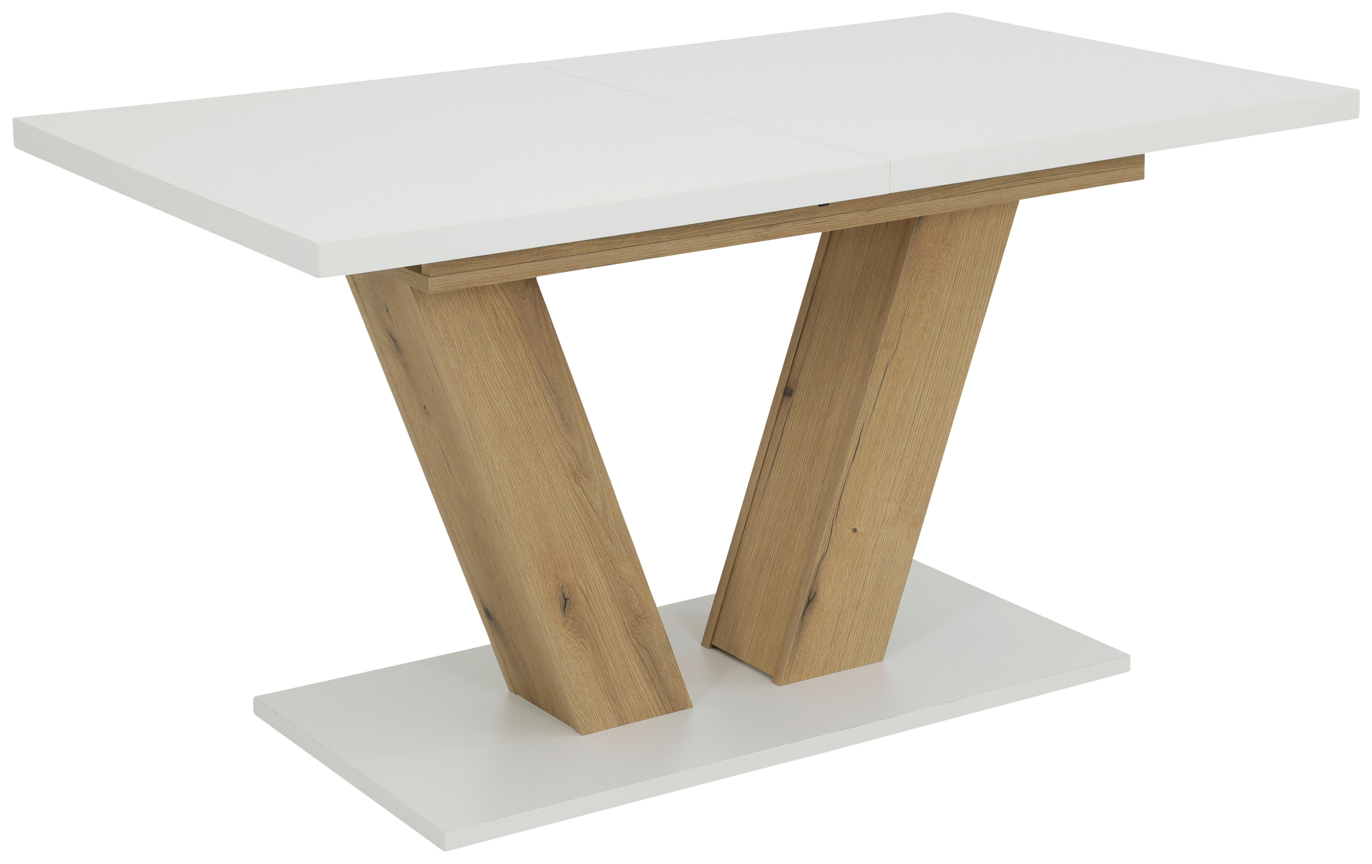 Esstisch Hamm weiß Eiche B/H/T: ca. 180x76x90 cm Hamm - Eiche/weiß (180,00/76,00/90,00cm) - Hela