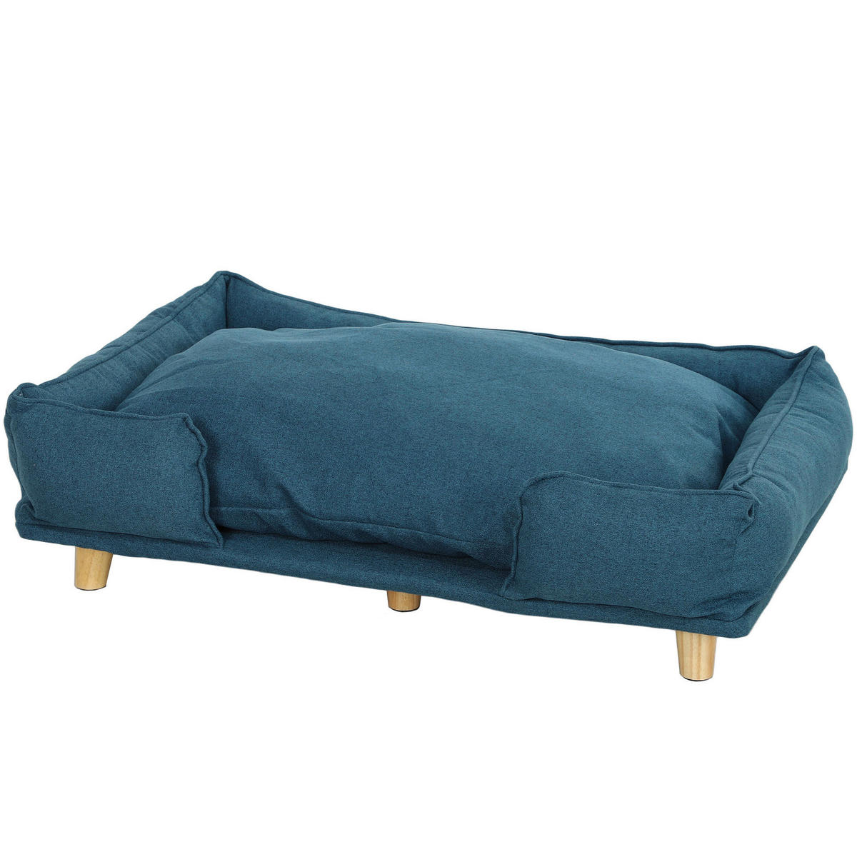 PawHut Hundesofa blau MDF B/H/L: ca. 66x24x96 cm Hundesofa - blau (96,00/66,00/24,00cm) - PawHut