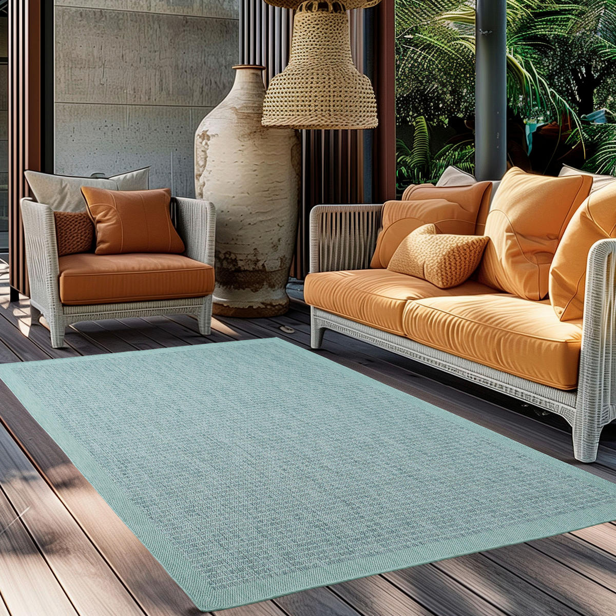 Ayyildiz Teppich GIZA blau B/L: ca. 120x170 cm GIZA - blau (120,00/170,00cm) - Ayyildiz