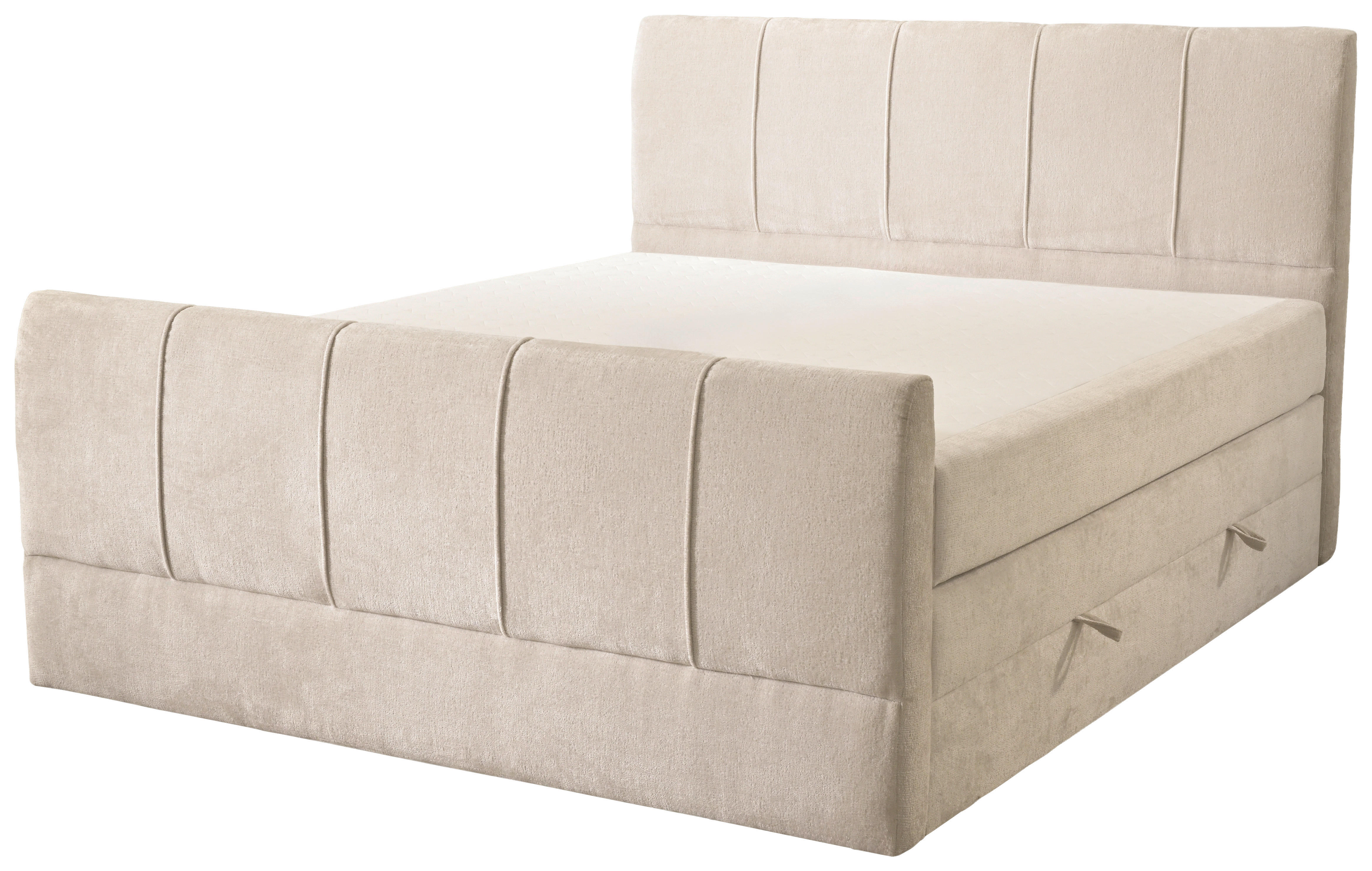 Boxspringbett Harmony creme Liegefläche B/L: ca. 180x200 cm Harmony - creme (184,00/120,00/224,00cm)