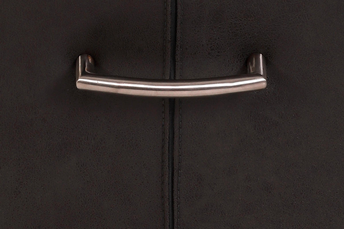 Schwingstuhl Paula 2er Set anthrazit Vintage Microfaser B/H/T: ca. 45x102x65 cm Paula 2er Set - anthrazit (45,00/102,00/65,00cm) - Hela