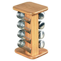 Kesper Gewürzkarussell braun Bambus B/H/T: ca. 15x25,5x13 cm Gewürzkarussell - braun (15,00/25,50/13,00cm) - Kesper