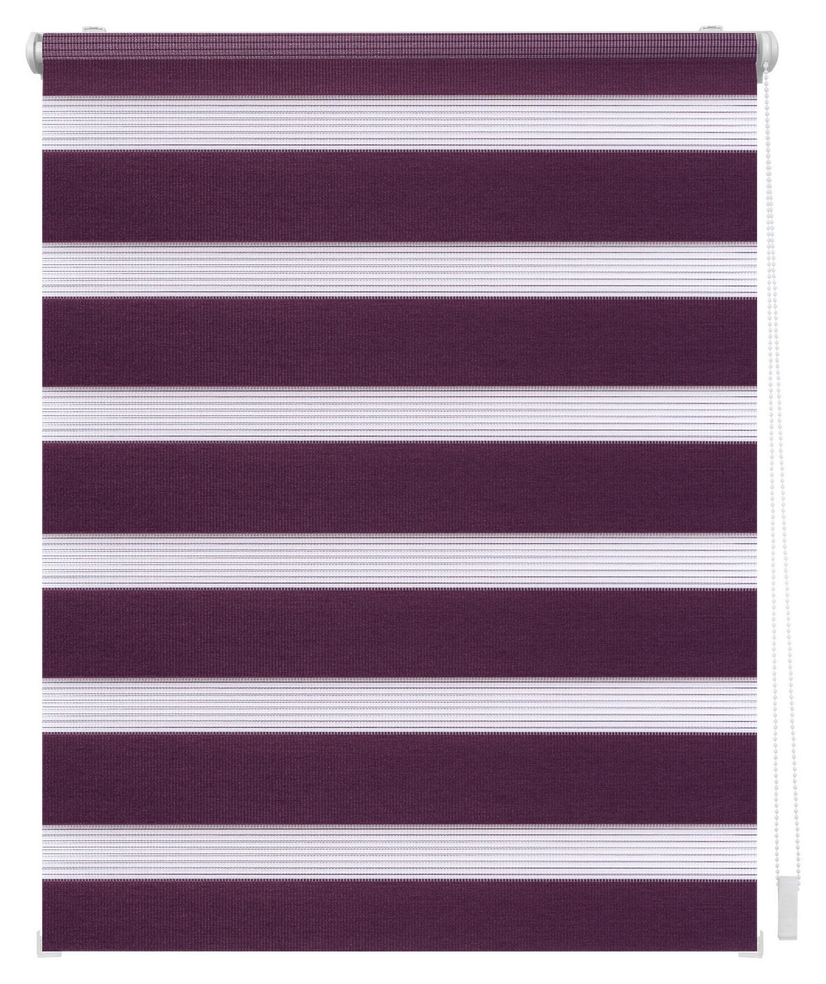 Doppelrollo Duo brombeer B/L: ca. 80x200 cm Duo - brombeer (80,00/200,00cm) - LICHTBLICK