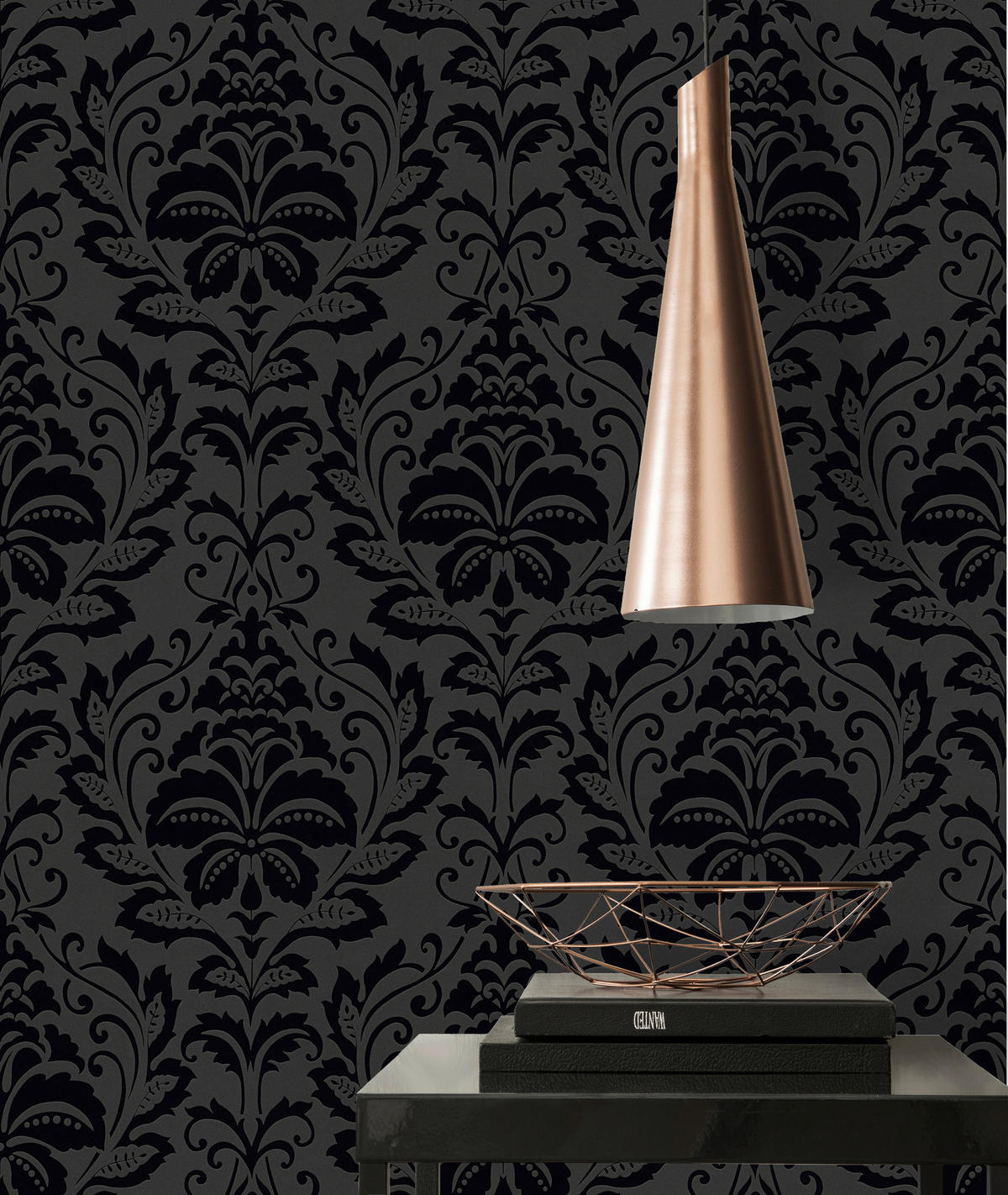 A.S.Creation Vliestapete Black & White Barock schwarz B/L: ca. 53x1005 cm Black & White - schwarz (53,00/1005,00cm) - A.S.Creation