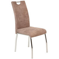 Stuhl Susi 4er Set beige Vintage Microfaser B/H/T: ca. 44x98x61 cm Susi 4er Set - beige (44,00/98,00/61,00cm) - Hela