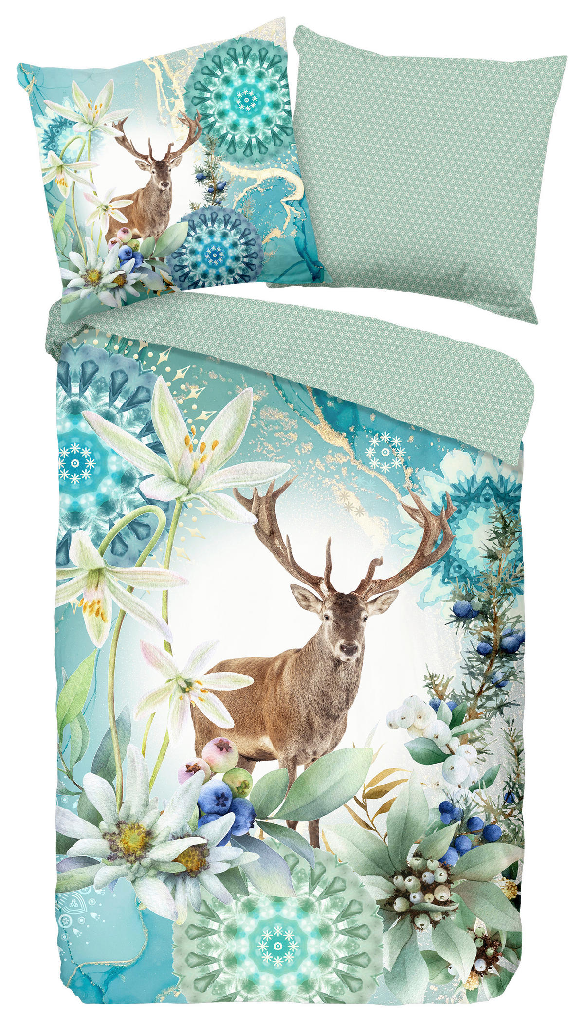 Baumwoll Bettwäsche Xela Satin Xela - Multi (135,00/200,00cm) - HIP