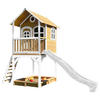 AXI Spielhaus Sarah braun B/H/L: ca. 370x291x191 cm Sarah - braun/weiß (191,00/370,00/291,00cm) - AXI