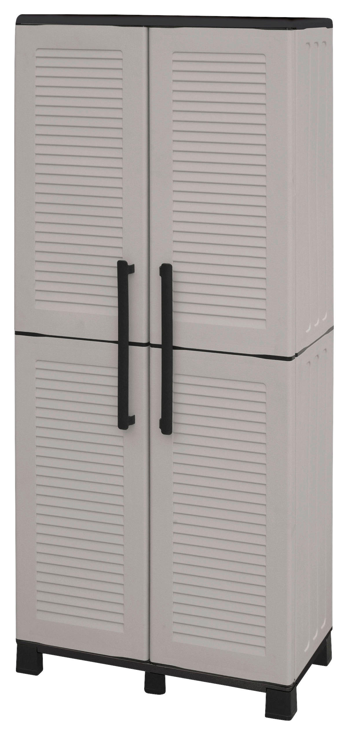 ArtPlast Kunststoffschrank Family grau Kunststoff B/H/T: ca. 68x168x37 cm Family - grau (68,00/168,00/37,00cm) - ArtPlast