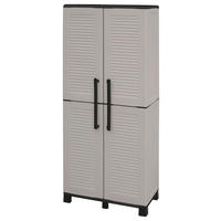 ArtPlast Kunststoffschrank Family grau Kunststoff B/H/T: ca. 68x168x37 cm Family - grau (68,00/168,00/37,00cm) - Artplast
