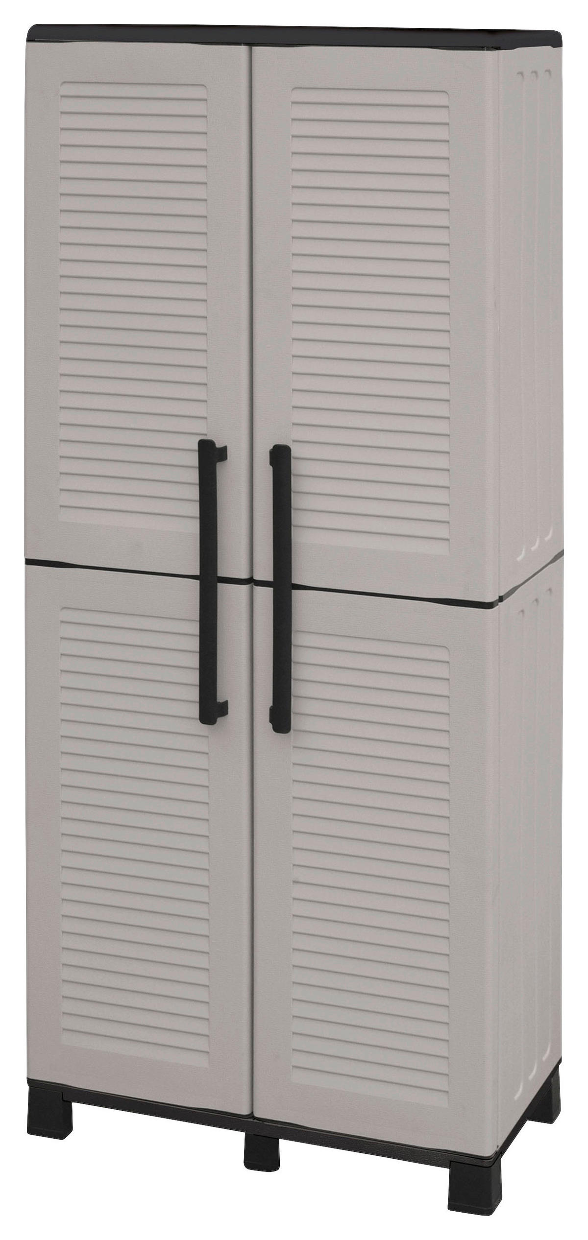 ArtPlast Kunststoffschrank Family grau Kunststoff B/H/T: ca. 68x168x37 cm Family - grau (68,00/168,00/37,00cm) - Artplast