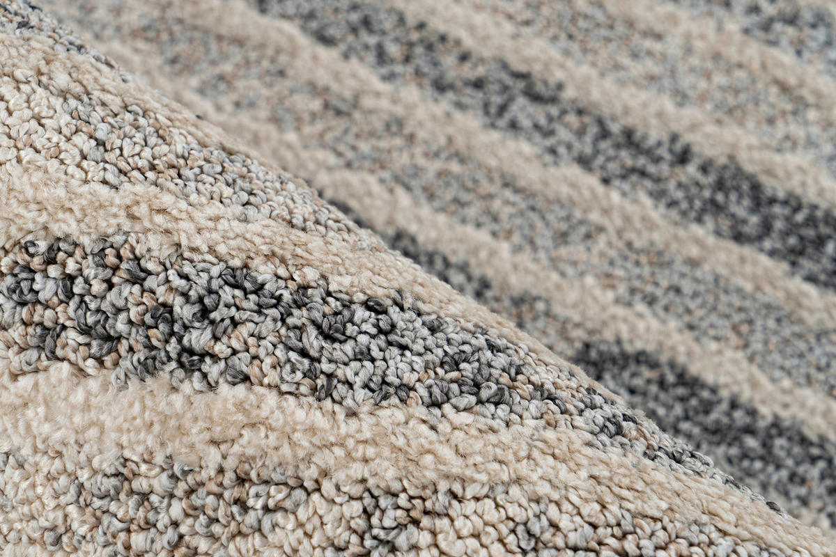 360Living Teppich Rhombus beige B/L: ca. 120x170 cm Rhombus - beige/grau (120,00/170,00cm) - 360Living