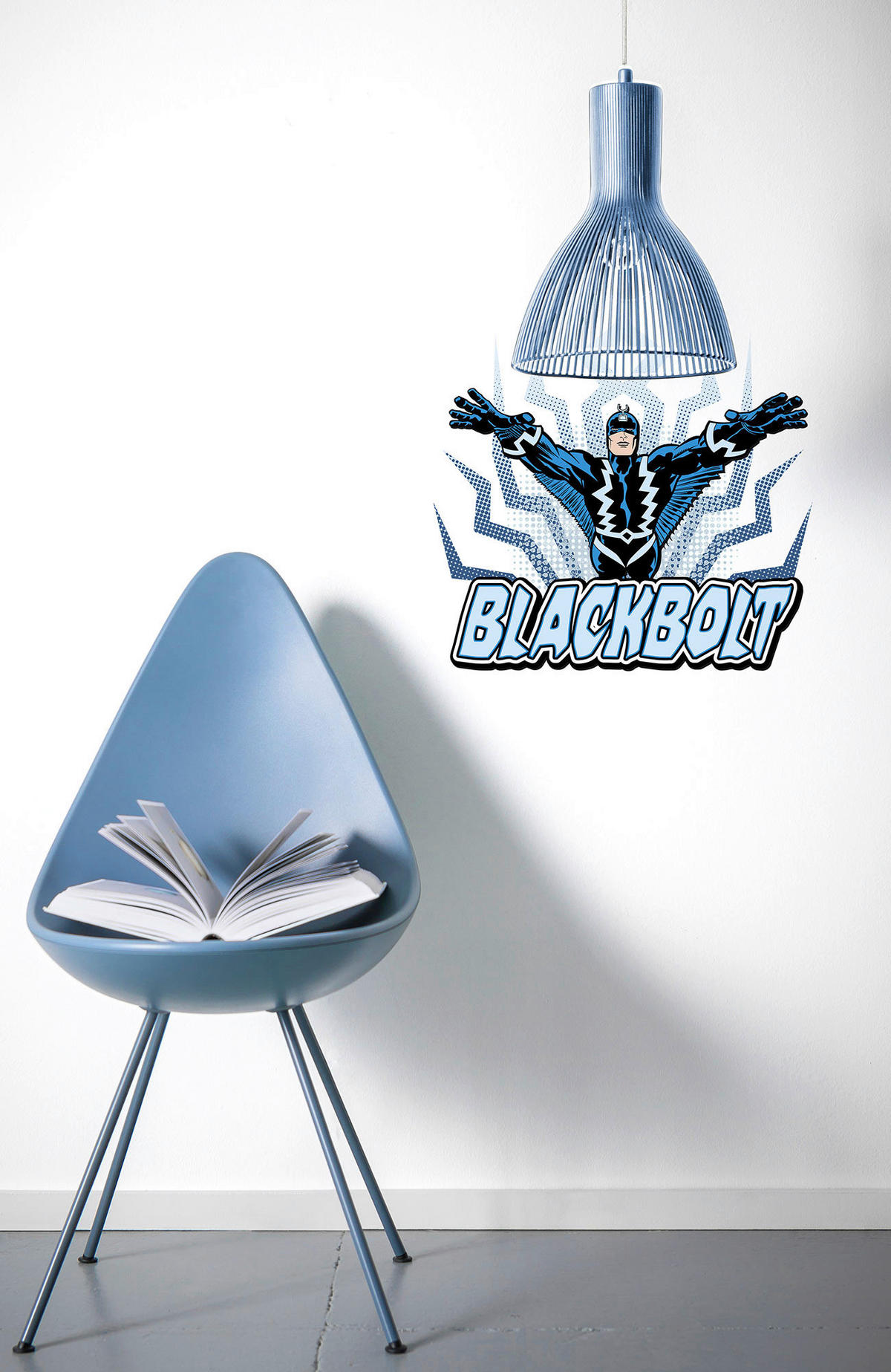 Komar Wandtattoo Blackbolt Comic Classic  Blackbolt Comic Classic B/L: ca. 50x70 cm Blackbolt Comic Classic - (50,00/70,00cm) - Komar