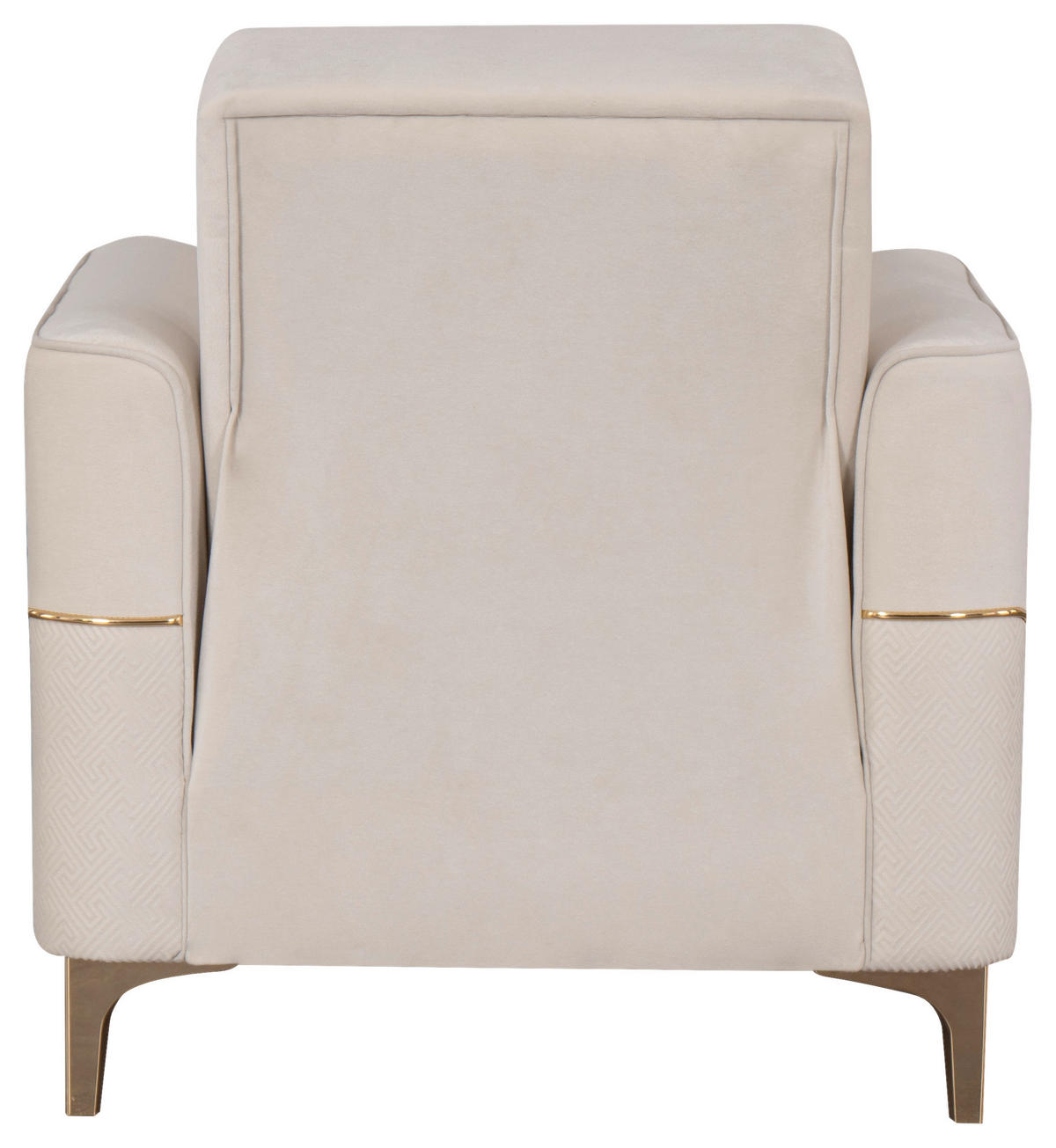 Sofa 3-2-1 Salda beige Microfaser Salda - gold/beige