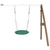 AXI Nest-Anbauschaukel Summer braun B/H/L/D: ca. 244x207x160x100 cm Summer - braun/weiß (160,00/244,00/207,00cm) - AXI