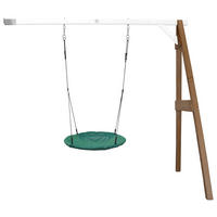 AXI Nest-Anbauschaukel Summer braun B/H/L/D: ca. 244x207x160x100 cm Summer - braun/weiß (160,00/244,00/207,00cm) - AXI