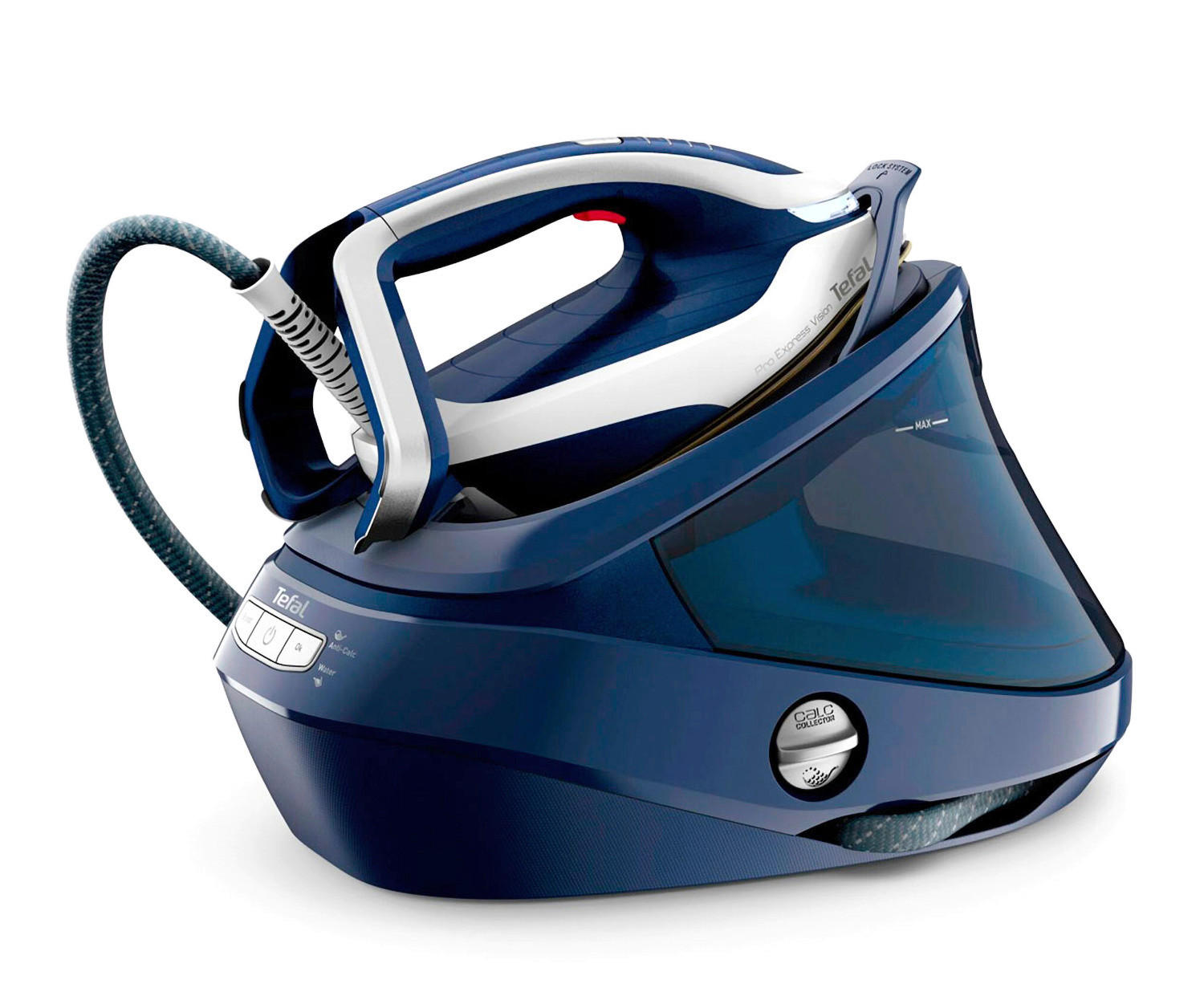Tefal Dampfbügelstation blau weiß Pro Express Vision - blau/weiß - Tefal