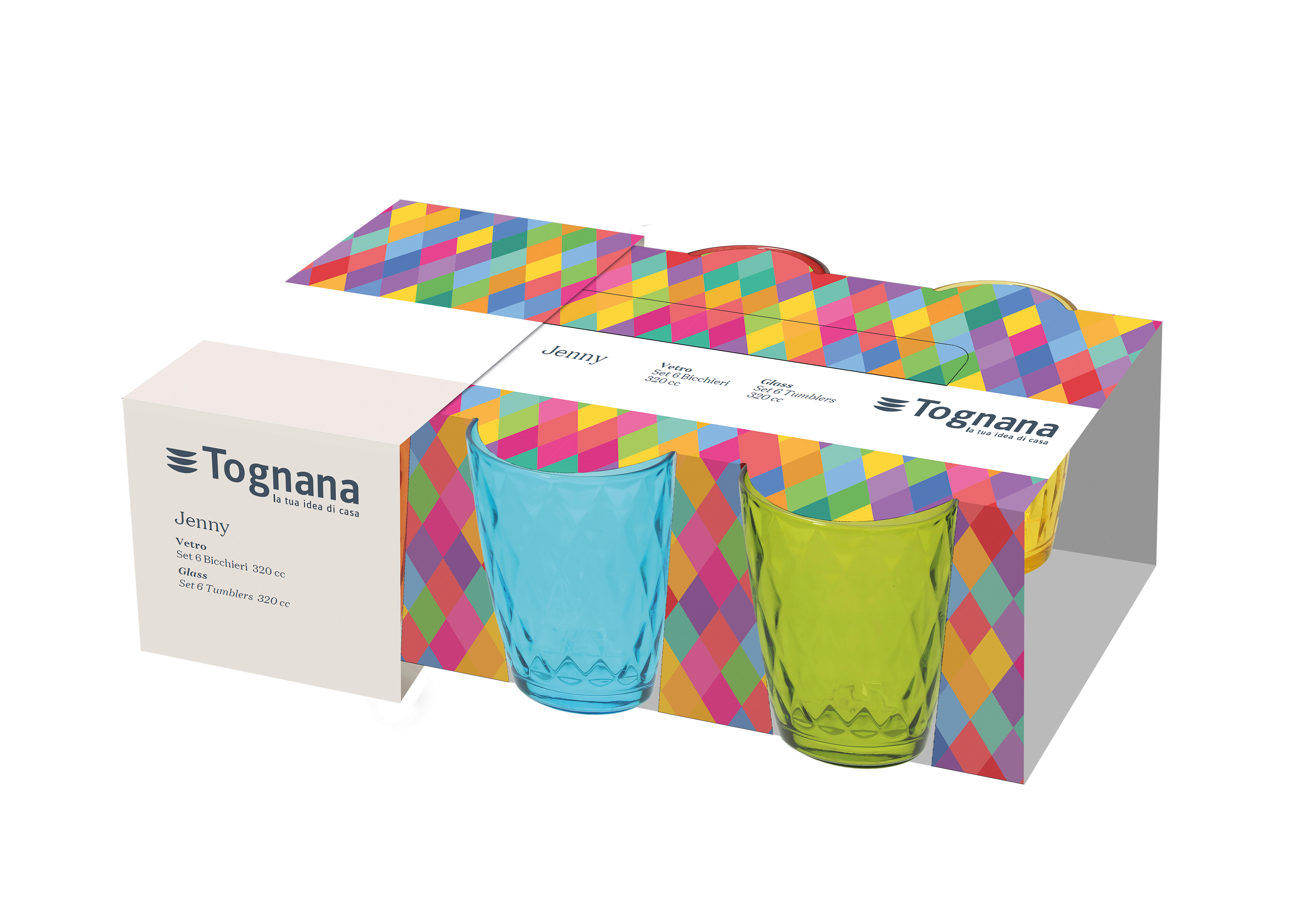 TOGNANA Trinkgläserset Jenny bunt Jenny - bunt - TOGNANA