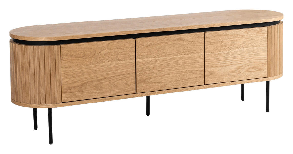 Lowboard ALBERI Eiche Sonoma Nachbildung B/H/T: ca. 160x55x40 cm ALBERI - Eiche (160,00/55,00/40,00cm) - WIPMEB