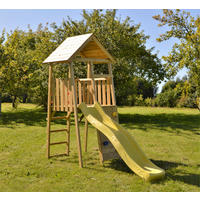 Wendi Toys Stelzenspielhaus Falke natur B/H/L: ca. 110x270x280 cm Falke - gelb/natur (280,00/110,00/270,00cm) - Wendi Toys