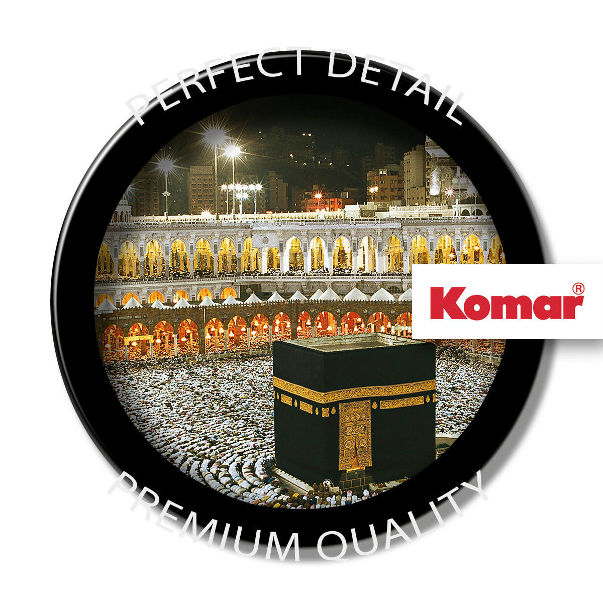Komar Fototapete Kaaba at Night B/L: ca. 388x270 cm Kaaba at Night - (388,00/270,00cm) - Komar