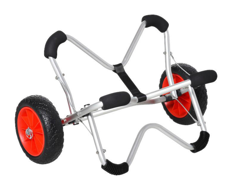 HOMCOM Bootswagen silber Aluminium B/H/L: ca. 43x46x75 cm Bootswagen - silber (75,00/43,00/46,00cm) - HOMCOM