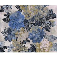 Komar Fototapete Vintage blue Garden B/L: ca. 300x250 cm Vintage blue Garden - (300,00/250,00cm) - Komar