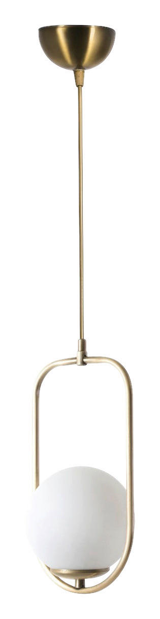 Opviq Pendelleuchte Kupfer weiß Metall B/H/T/L/D: ca. 18x70x18x18x18 cm E27 1 Brennstellen Pendelleuchte_8497-1 - weiß/Kupfer (18,00/18,00/70,00cm) - Opviq