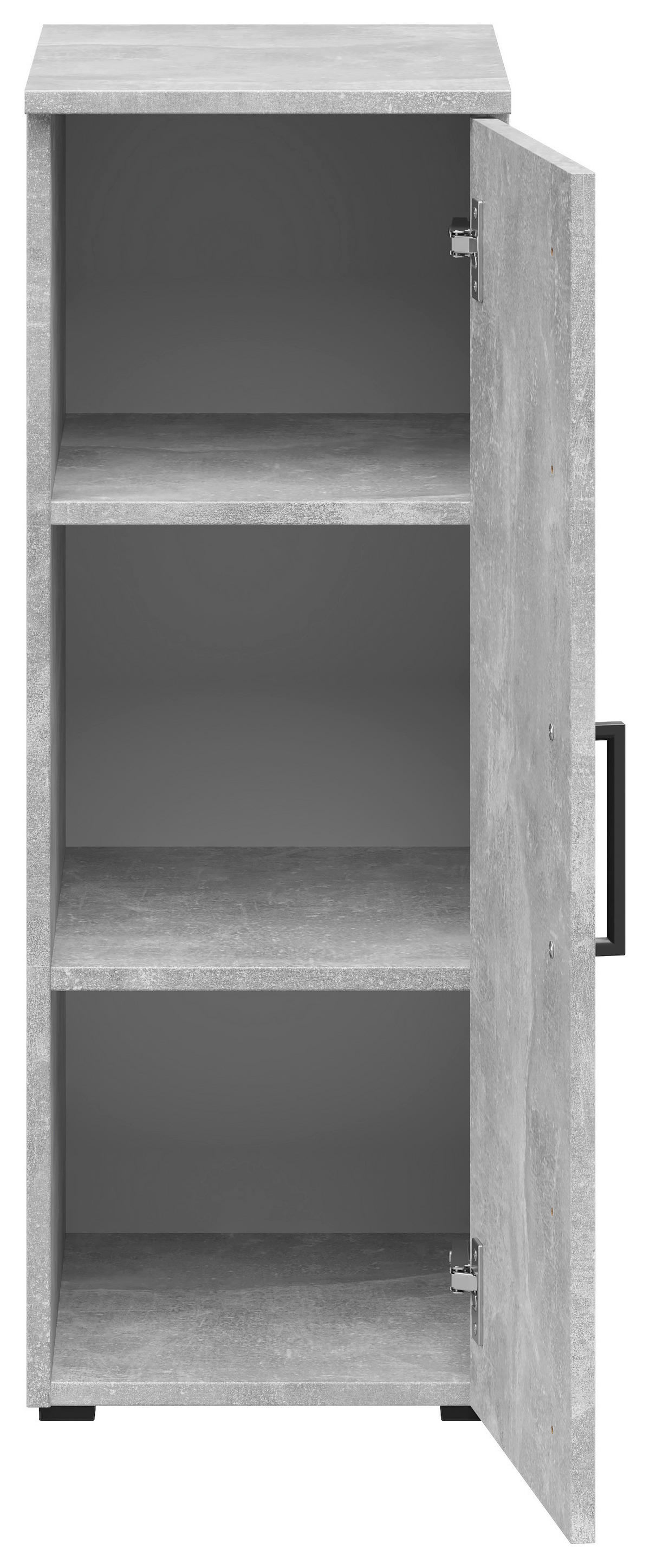 Schrank Multi-Stauraum Typ 4 Beton Optik B/H/T: ca. 30x83x40 cm Multi-Stauraum Typ 4 - Beton (30,00/83,00/40,00cm)