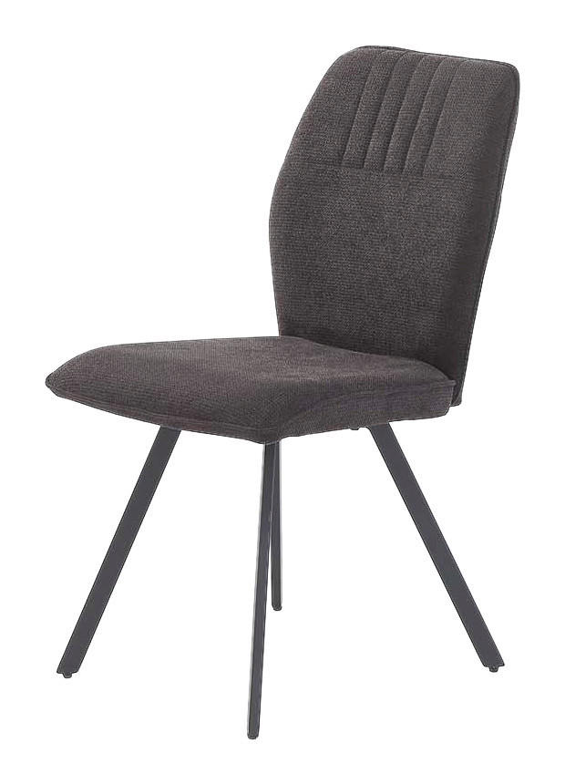 Stuhl  schwarz Microfaser B/H/T: ca. 47x88x61 cm