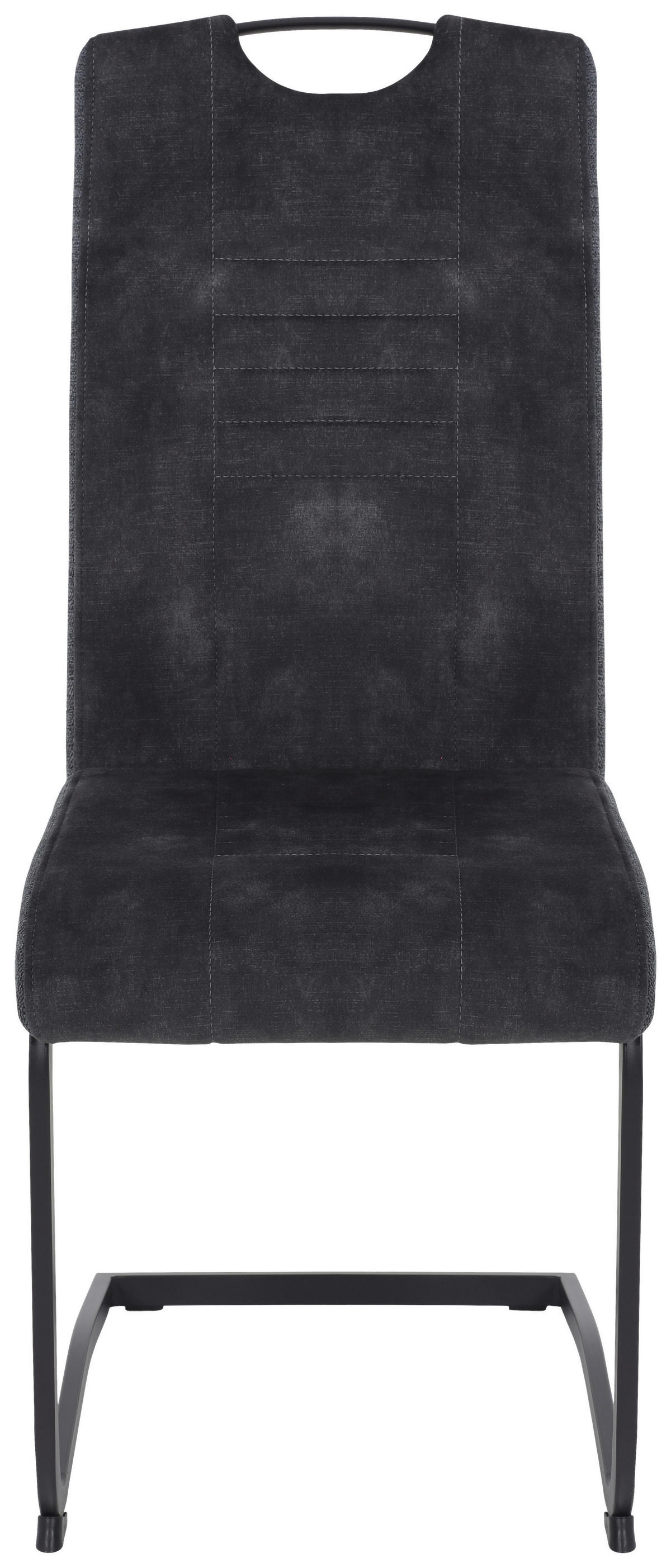 Schwingstuhl Riga, 4er-Set anthrazit B/H/T: ca. 44x100x60 cm Riga, 4er-Set - anthrazit (44,00/100,00/60,00cm) - Hela