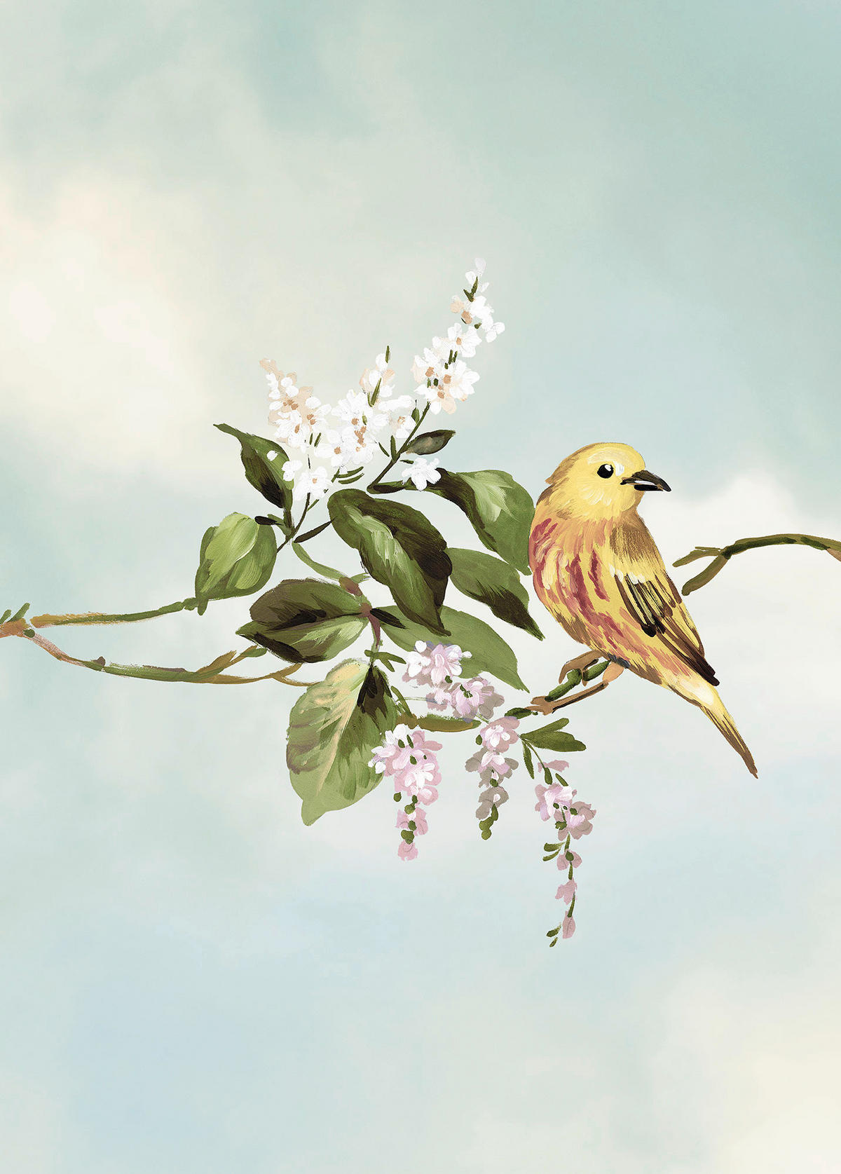 Komar Poster Gazouillis des Oiseaux Gazouillis des Oiseaux - Komar