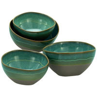 CreaTable Bowl-Set Basalt Bio olive Steinzeug Basalt Bio - olive - CreaTable