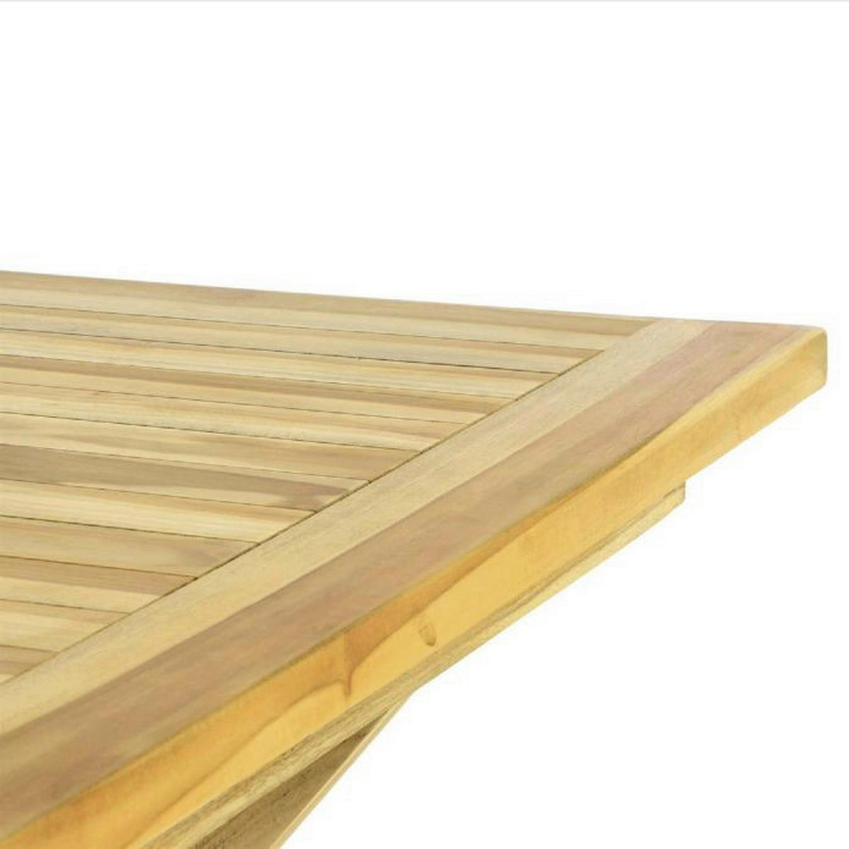 VCM Balkontisch braun Teakholz B/H/T: ca. 80x75x80 cm Balkontisch - braun (80,00/75,00/80,00cm) - VCM