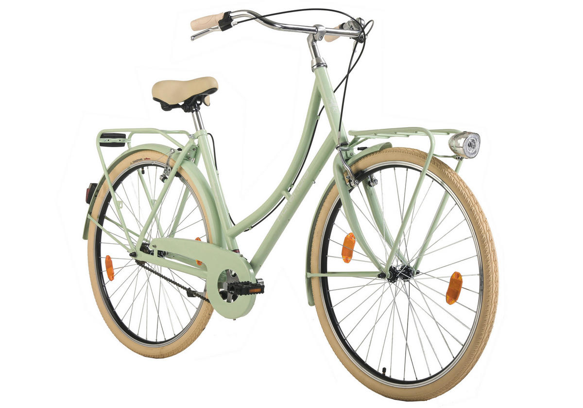 Hollandia Hollandrad Feelgood 167C 28 Zoll Rahmenhöhe 53 cm 1 Gänge grün grün ca. 28 Zoll Feelgood - grün - Hollandia