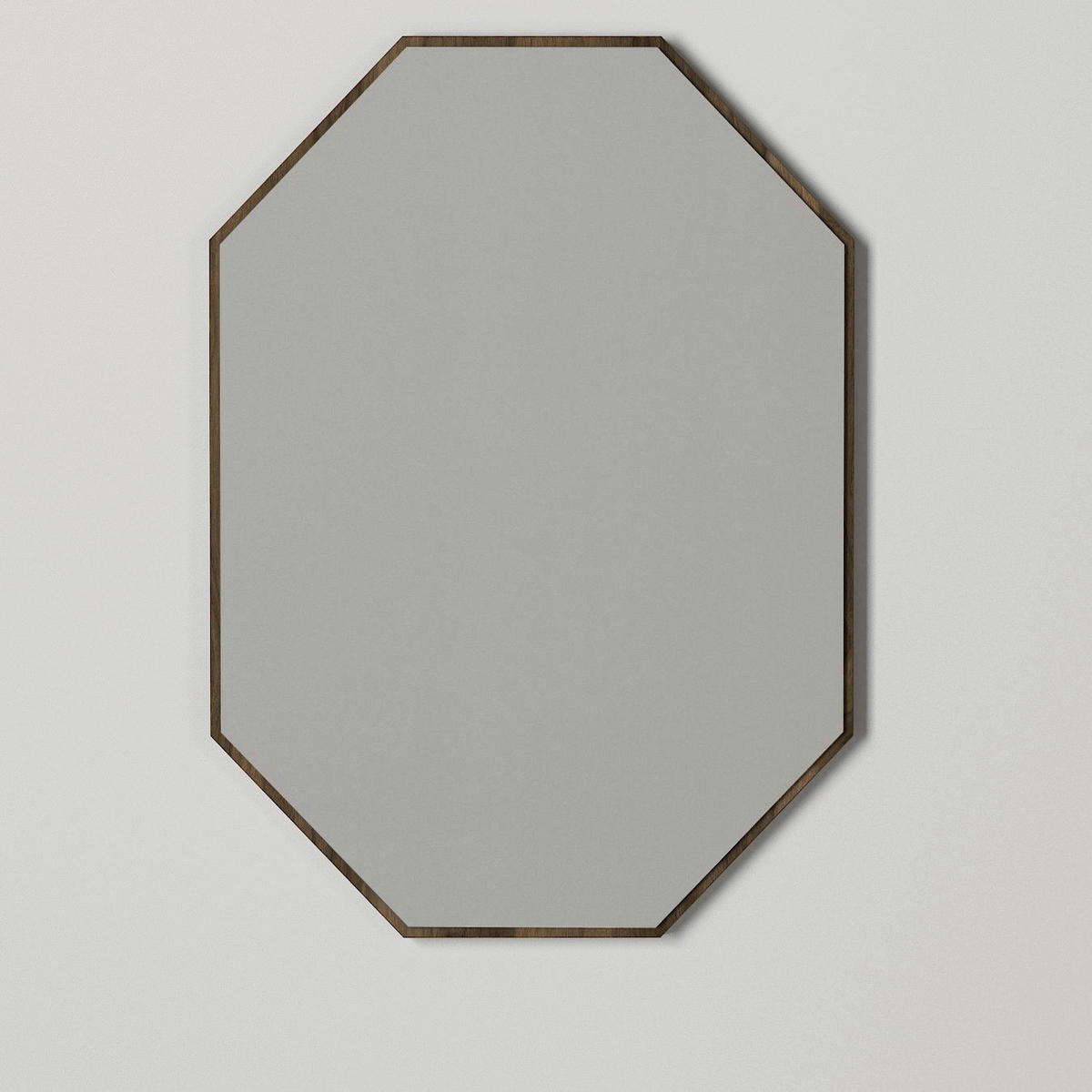 moebel17 Wandspiegel Lost walnuss Nachbildung B/H/T: ca. 45x70x2 cm Lost - walnuss (45,00/70,00/2,00cm) - moebel17