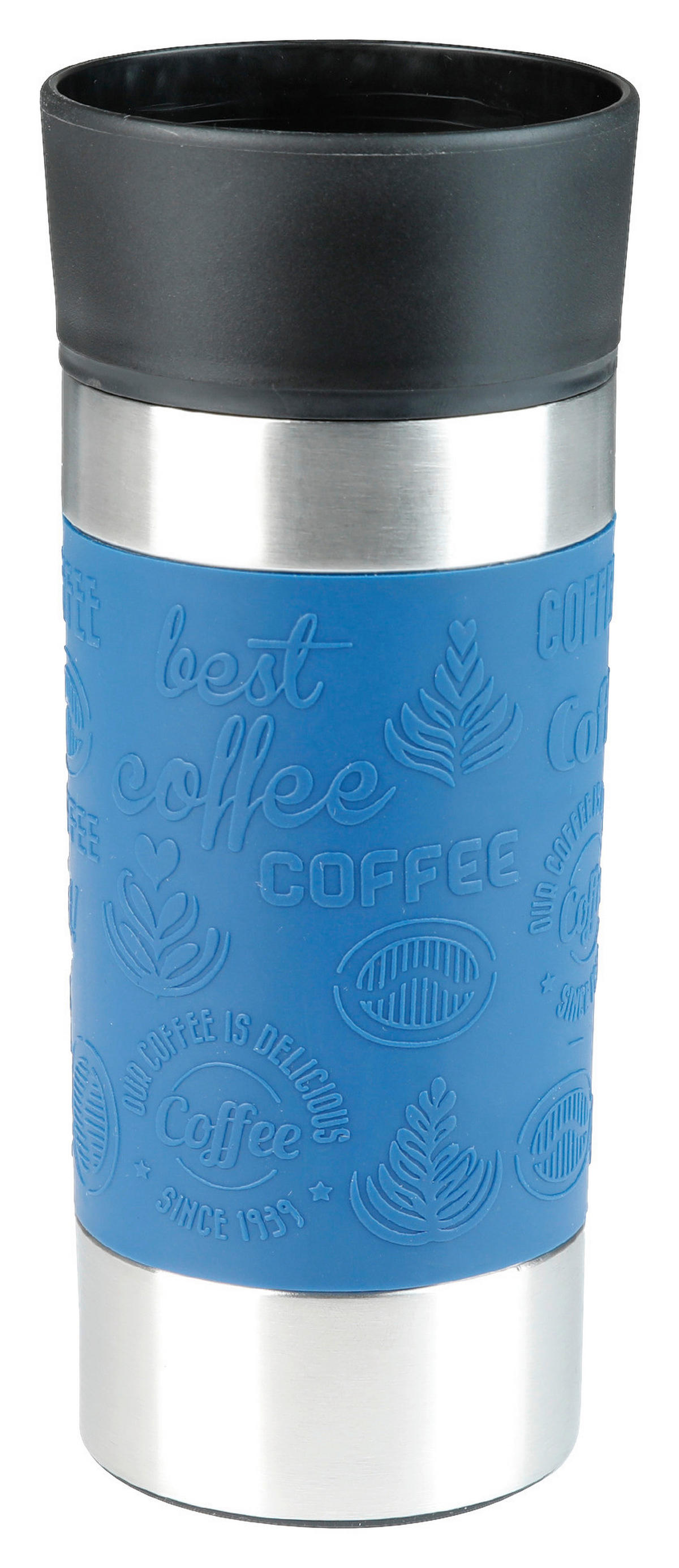 Isolierbecher blau Edelstahl H: ca. 19,2 cm Isolierbecher - blau (19,20cm)