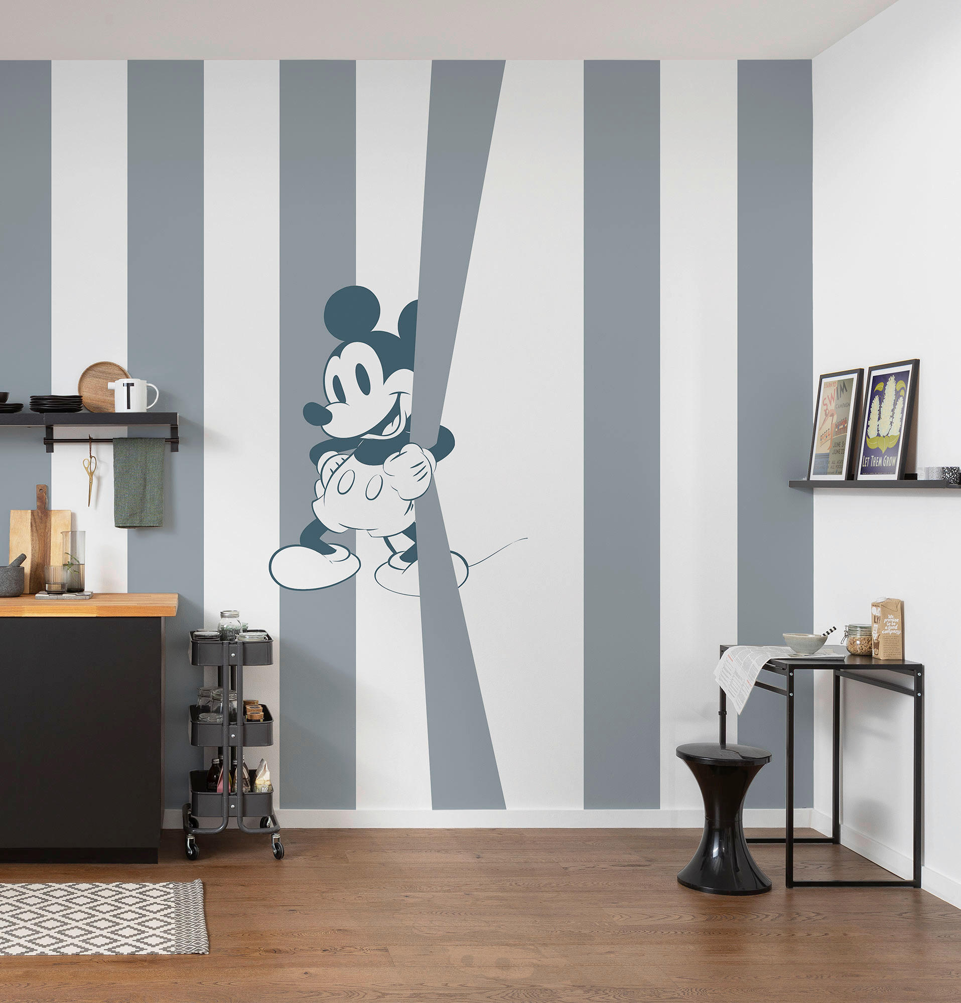 Komar Fototapete Mickey Offbeat B/L: ca. 200x250 cm Mickey Offbeat - (200,00/250,00cm) - Komar