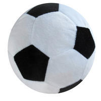 Dekokissen Formkissen_Fussball 20cm - weiß/schwarz (20,00cm)