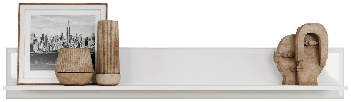 Wandboard Marlon weiß B/H/T: ca. 150x23x23 cm Marlon - weiß (150,00/23,00/23,00cm)