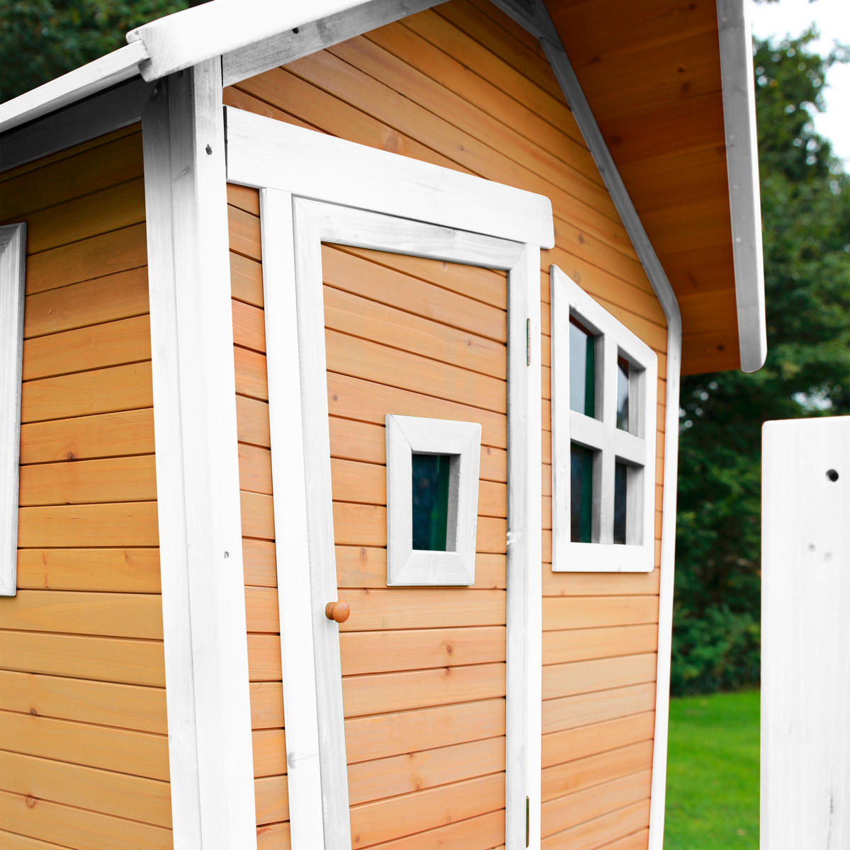 AXI Spielhaus Robin natur B/H/T: ca. 264x203x177 cm Robin - weiß/natur (264,00/203,00/177,00cm) - AXI