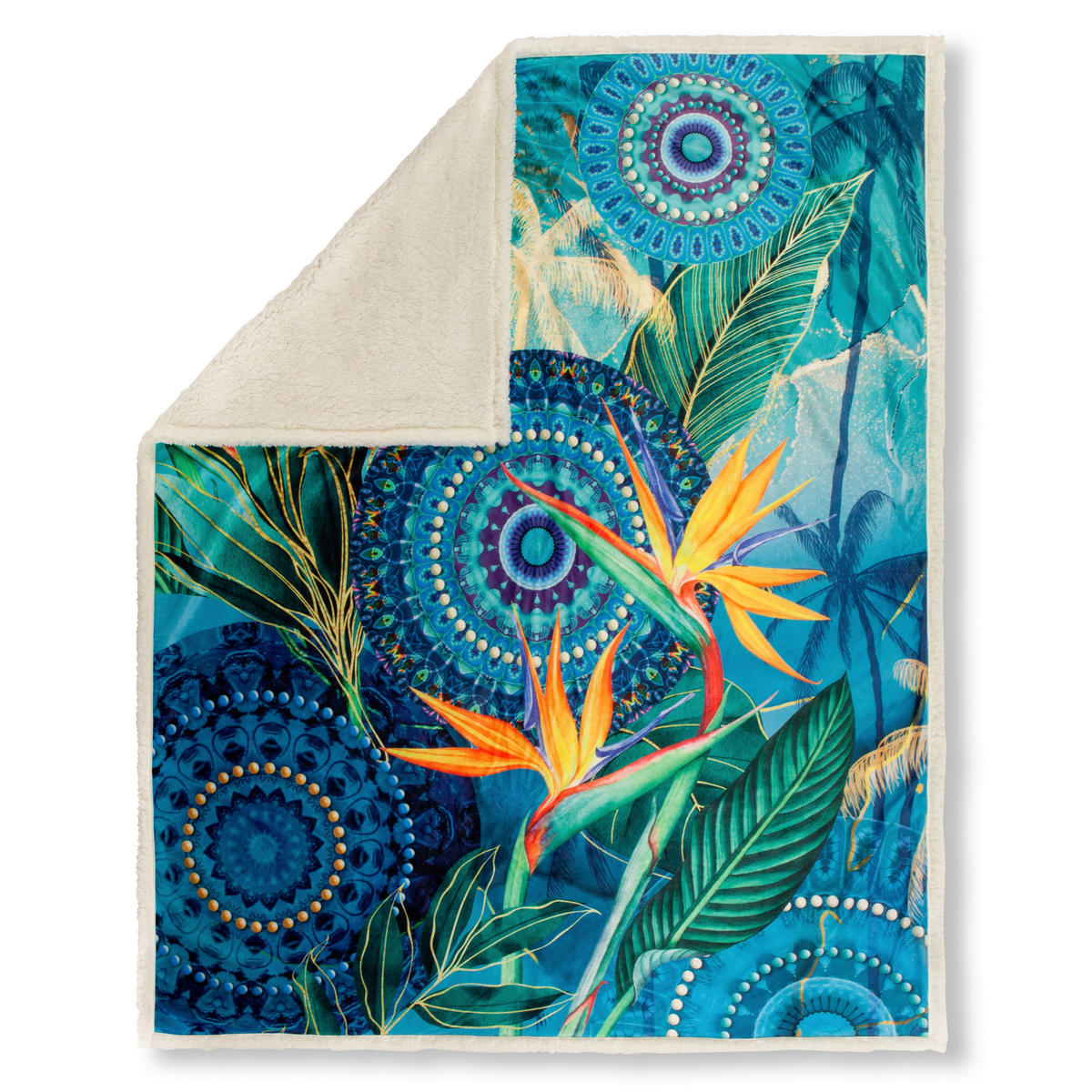 Wohndecke Novia Multi Polyester B/L: ca. 130x160 cm Novia - Multi (130,00/160,00cm) - HIP