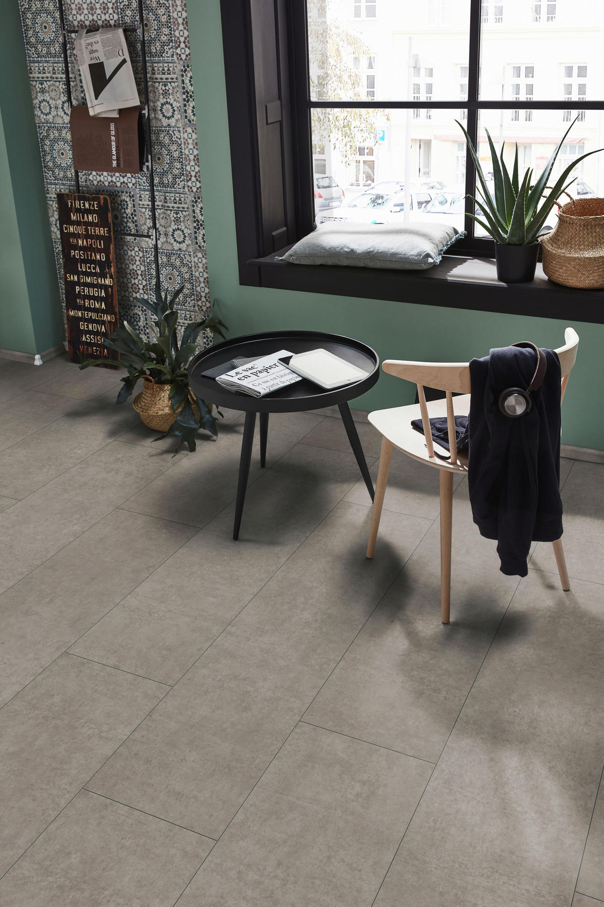 Kronotex Laminatboden Mega Plus ca. 2,249 m² im Paket  B/L: ca. 32,6x138 cm pro Paket Mega Plus ca. 2,249 m² im Paket - titanfarbig (32,60/138,00cm) - Kronotex