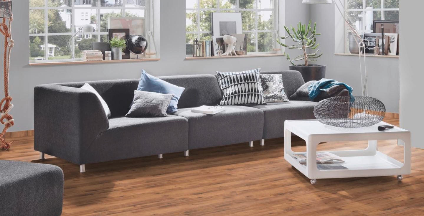 Check One Click-Vinylboden Achenbach ca. 2,196 m² im Paket  B/L: ca. 18x122 cm pro Paket Achenbach ca. 2,196 m² im Paket - Kastanie (18,00/122,00cm) - Check One