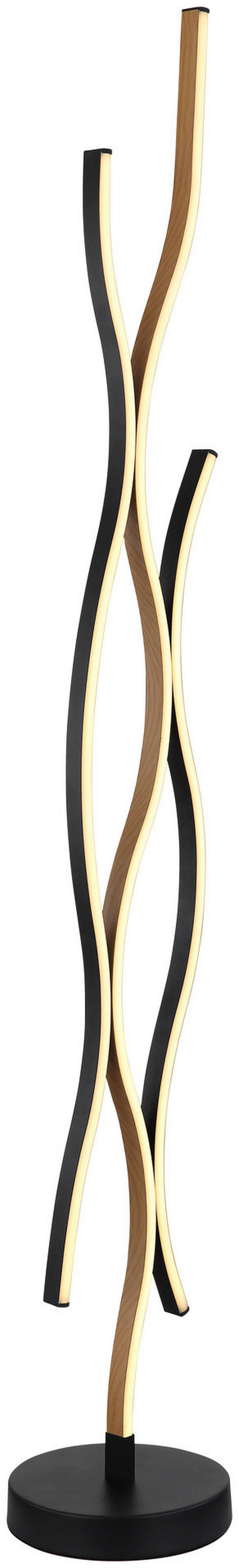 GLOBO Stehleuchte GERONIMO - Opal/mattschwarz (20,00/135,00cm) - GLOBO