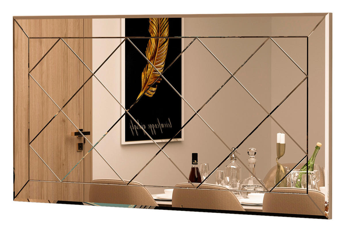 Wandspiegel Pauli B/H/T: ca. 120x60x2,2 cm Pauli - (120,00/60,00/2,20cm) - moebel17