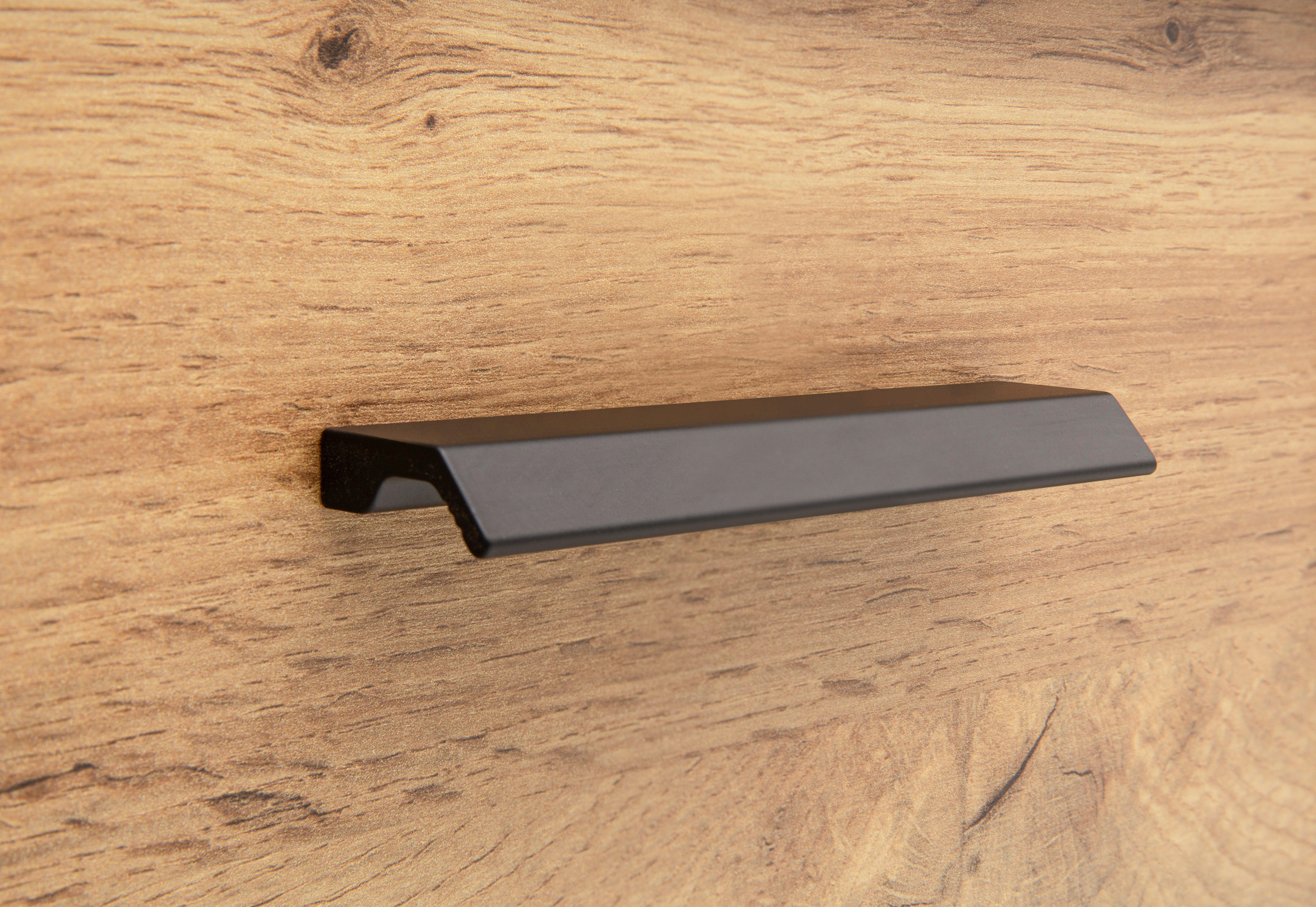 Badhochschrank Lanos Eiche Nachbildung anthrazit B/H/T: ca. 30x178,4x32,6 cm Lanos - Eiche/anthrazit (30,00/178,40/32,60cm)
