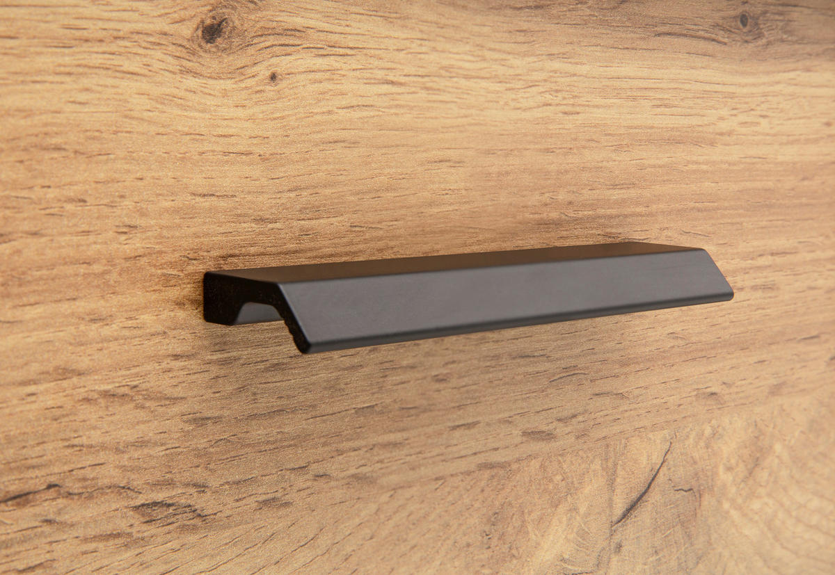 Badhochschrank Lanos Eiche Nachbildung anthrazit B/H/T: ca. 30x178,4x32,6 cm Lanos - Eiche/anthrazit (30,00/178,40/32,60cm)