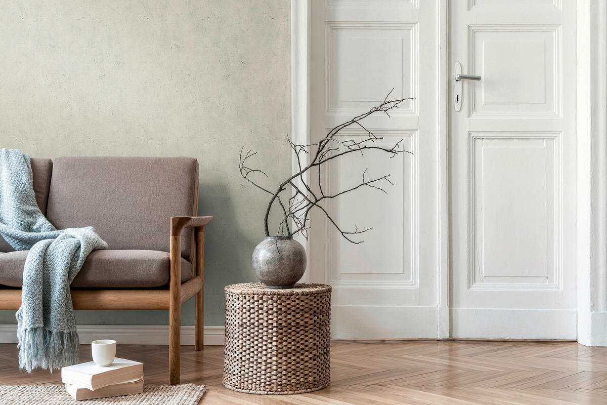 A.S.Creation Vliestapete Beton Concrete & More Uni beige B/L: ca. 53x1005 cm Beton Concrete & More - beige (53,00/1005,00cm) - A.S.Creation