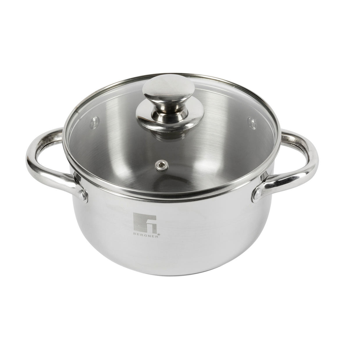 BERGNER Topfset Alea silber Edelstahl 6 tlg. Alea - silber - BERGNER