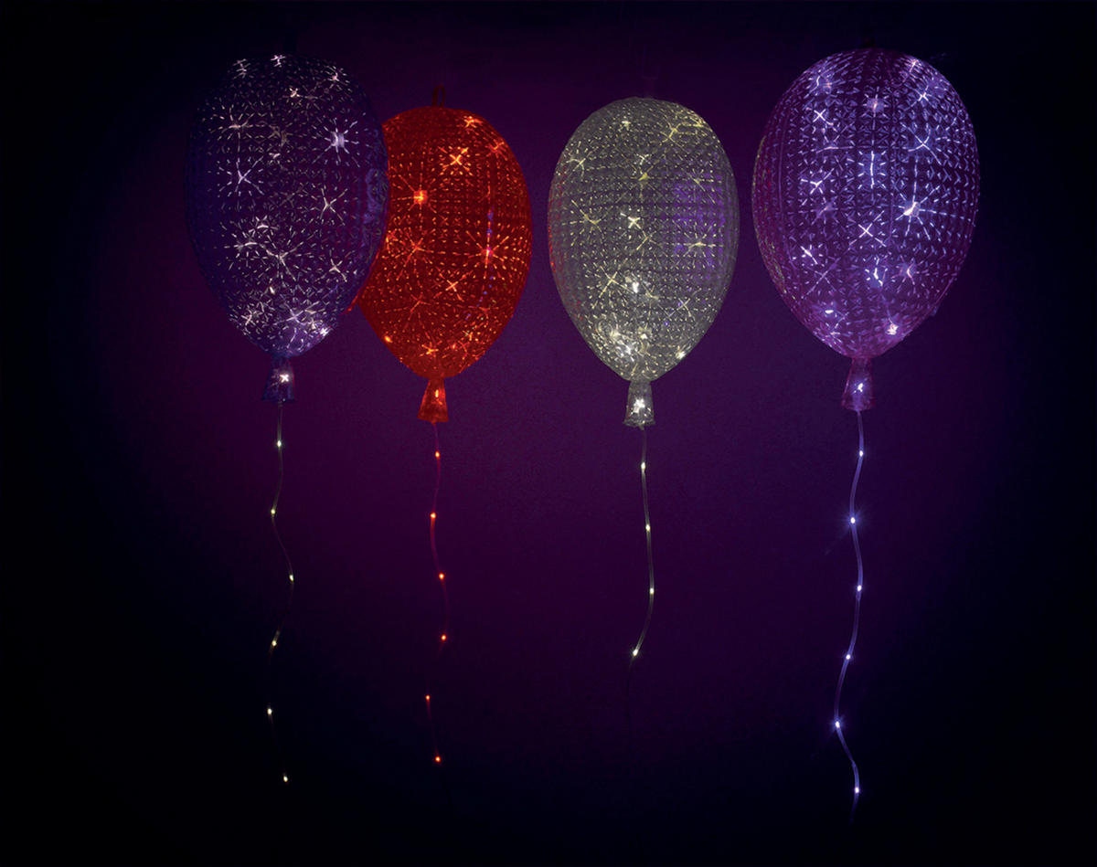 Näve Leuchten LED-Dekoballon weiß Kunststoff B/H/T/D: ca. 35x50x35x35 cm LED-Dekoballon - weiß (35,00/50,00/35,00cm) - Näve Leuchten